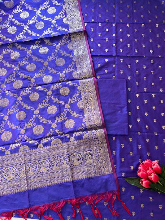 BLUE VAIDEHI BANARASI SUIT