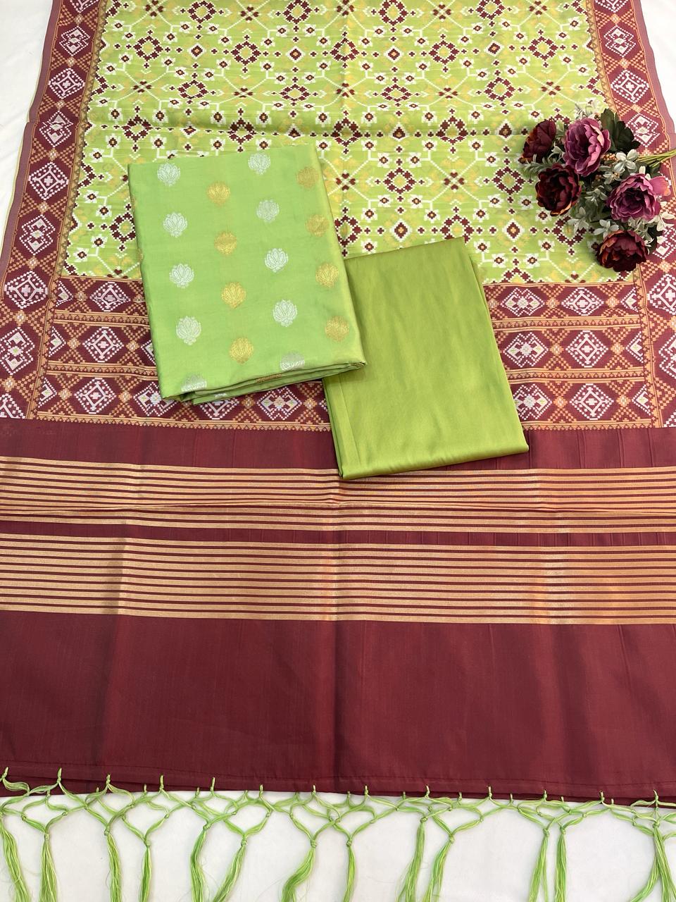 GREEN KARISHMA BANARASI SUIT