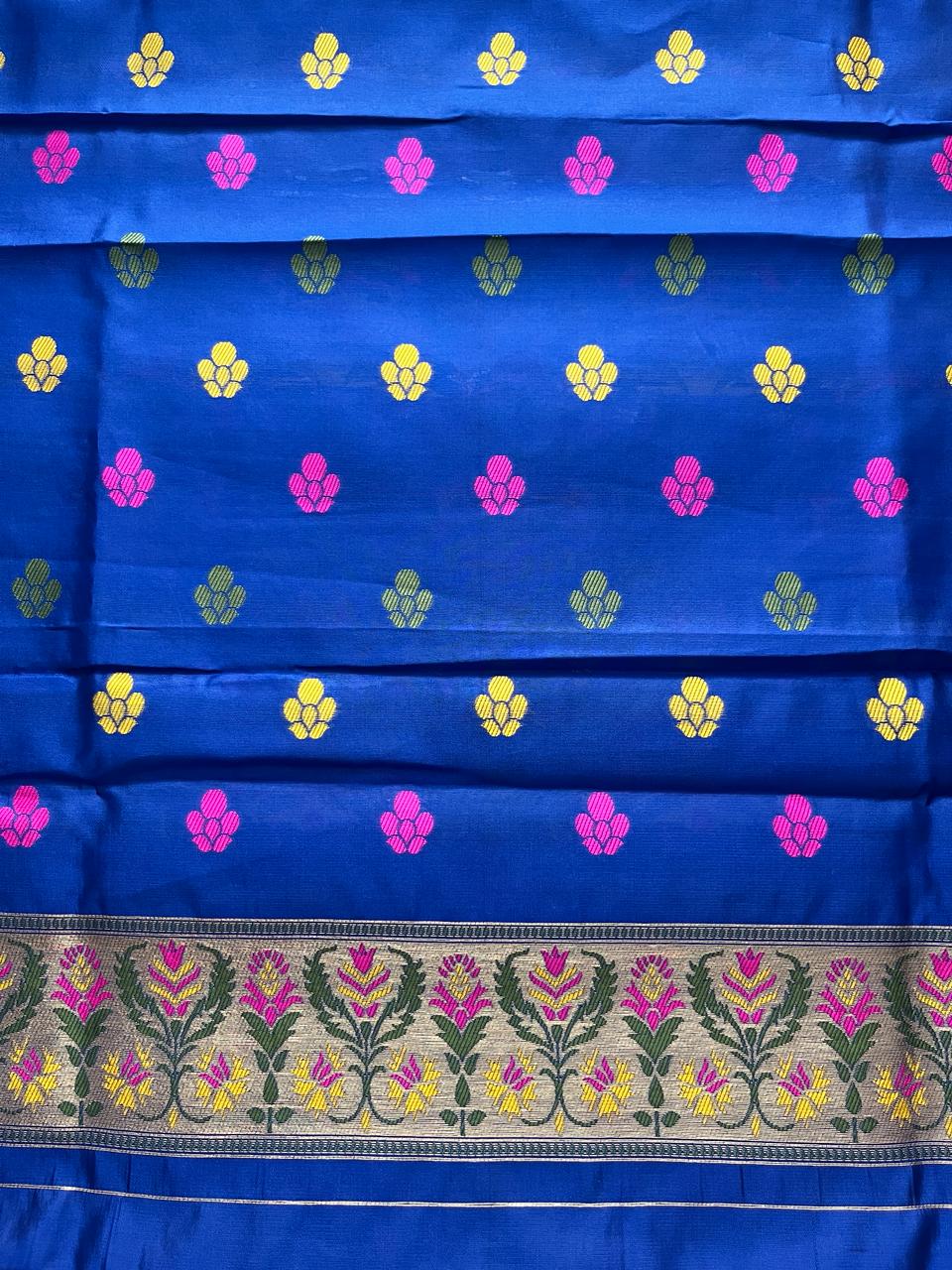 BLUE JASMIN JAMDANI SUIT