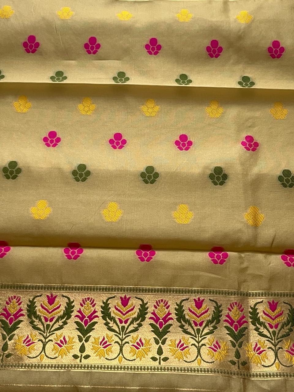 BEIGE JASMIN JAMDANI SUIT