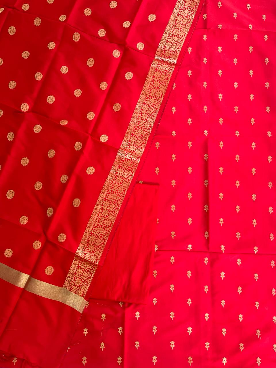 RED RUBY BANARASI SUIT