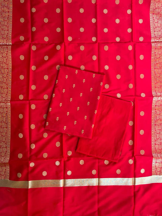 RED RUBY BANARASI SUIT