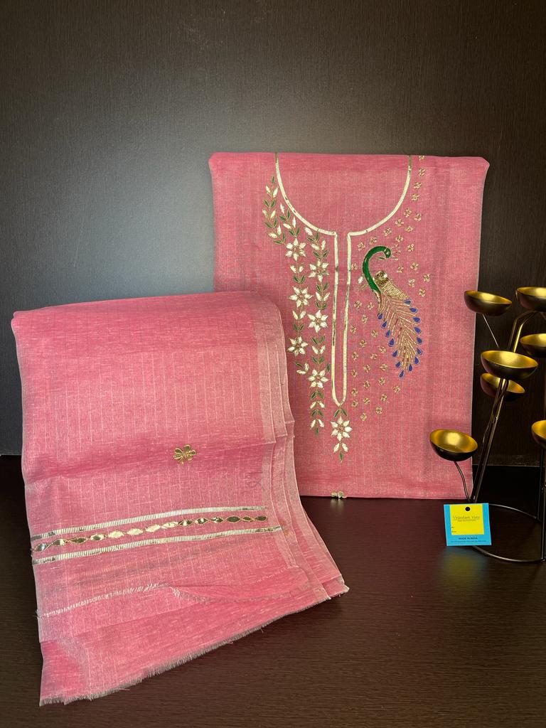 PINK MEENA SUIT