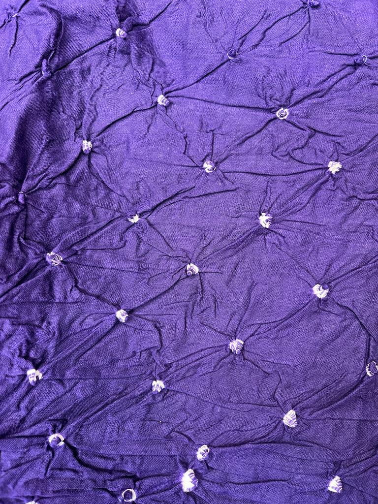 Purple Cotton Dress Material  